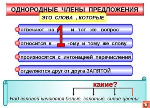 Однородные чл предложения картинки