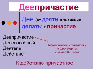 Причастие и деепричастие презентация 9 класс