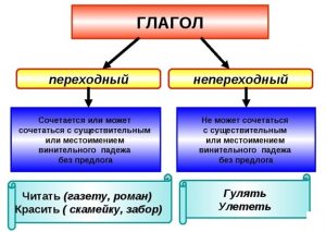 Схема глагола 6 класс