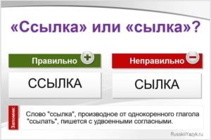 ссылка или сылка, как правильно пишется?. узнаем, как правильно пишется слово ссылка или сылка, если выясним способ обра